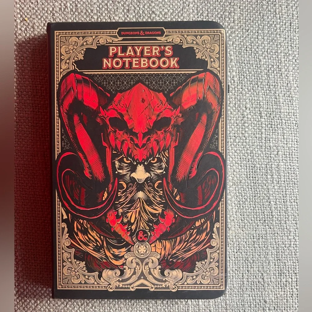Dungeons and Dragons players notebook